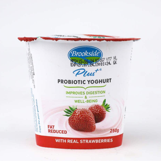 Brookside probiotic yoghurt strawberries 250g